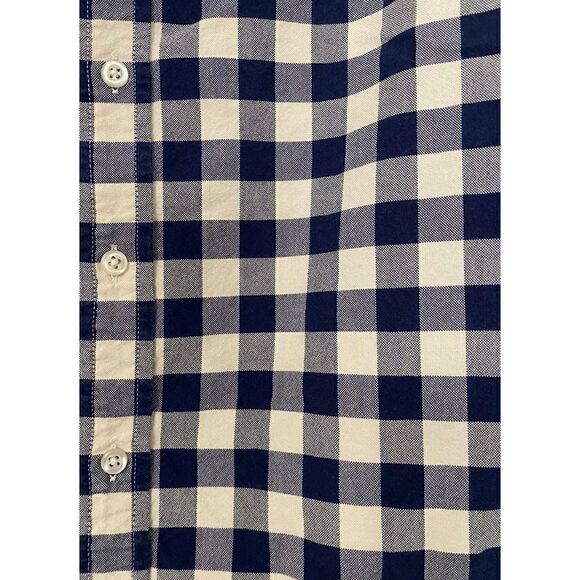 Polo Ralph Lauren blue and cream checked button up boys - Picture 3 of 5